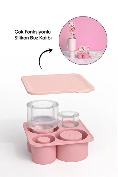 YOYOSO Cylinder Ice Mold Pink