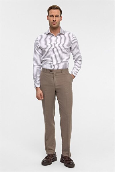 SÜVARİ Kiremit Regular Düz Casual Pantolon