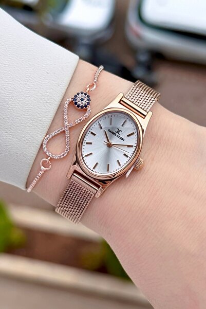 Daniel Klein Bronze Color 21 mm Women's Wristwatch with 2 Years Warranty