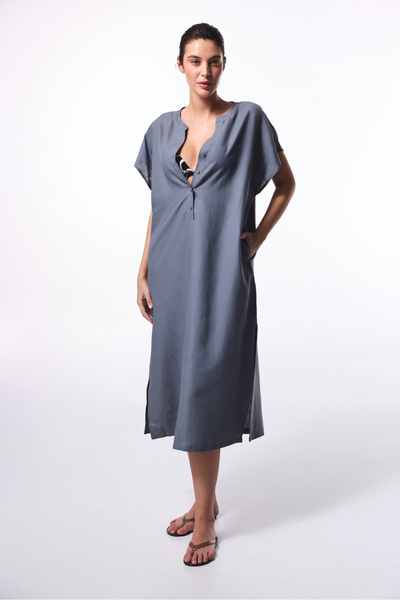 Penti Alba Gri Kaftan