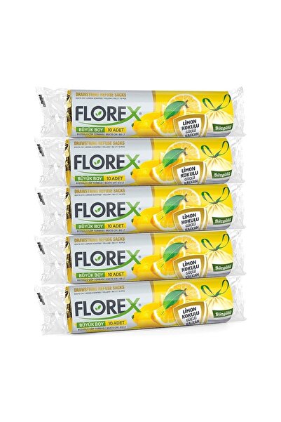 Genel Markalar Büzgülü Çöp Torbası / Poşeti - Büyük Boy 65x70 - Limon Kokulu ...