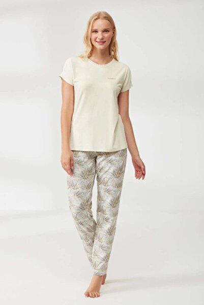 Catherine's Catherınes Pijama Takım Bej 2123PJTK