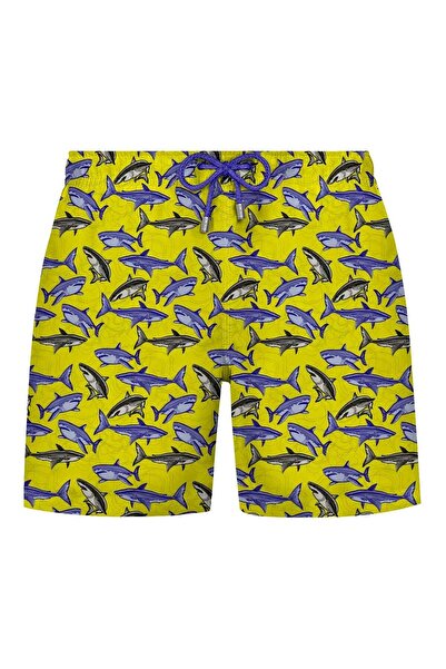 Bonitas Beachwear Bonitas muške kratke hlače Shark - žuta 22701