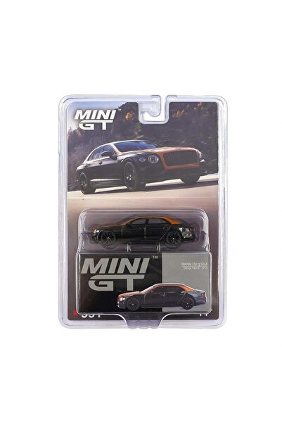 PAZAR DÜNYASI Mini Gt 1/64 Bentley Flying Spur Orange Flame / Onyx