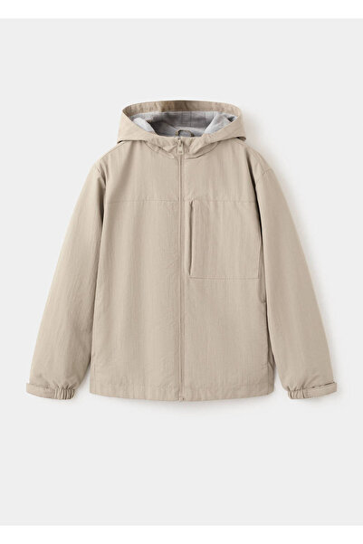 MANGO Kids Kapüşonlu su geçirmez parka