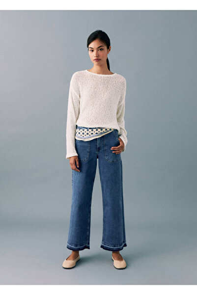Mango Teen Culotte pantalone sa džepovima
