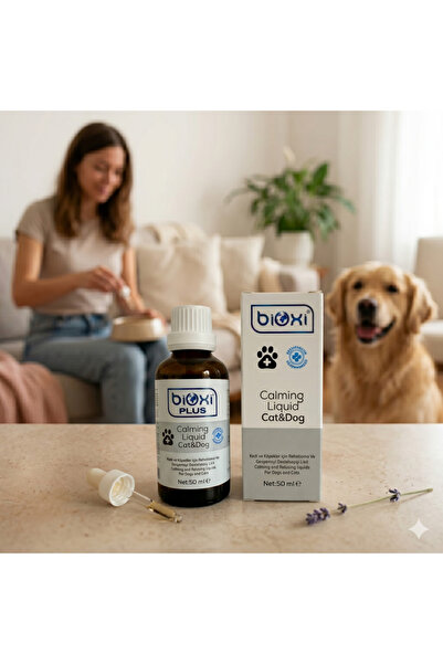 Bioxi Plus Calming Liquid-Kedi ve Köpekler İçin Rahatlatıcı ve Sakinleştirici...