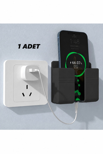 Nebron 2 Adet yapışkanlı duvara monte Telefon, kumanda tutacağı. Duvara yapış...
