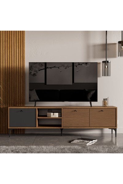 Mezza 1362 Vision 180 Cm Tv Ünitesi Ürgüp - Kaplan - Antrasit
