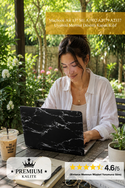 Mcstorey Apple MacBook Air M1 13" A2337 A2179 A1932 Compatible Marble Pattern...