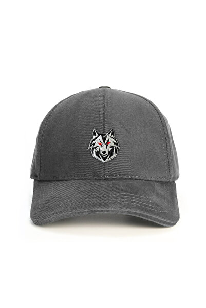 T-FUNNY Minimal Wolf Embroidered Hat