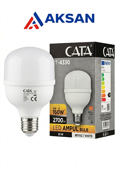 Cata CT-4330 25W 2700 Lümen E27 Duy 6400K Beyaz Işık Led Ampul