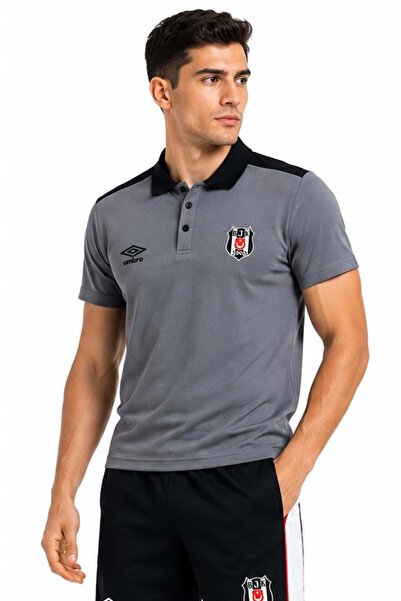 Beşiktaş S.K. Bjk Umbro 25/26 Takım Antrenman Pamuklu Polo Yaka Tişört Formas...
