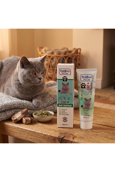 Bioxi Doğal Içerikli Kedi Maltı, Kedi Için Sindirim Desteği, Tüy Yumağı Önley...