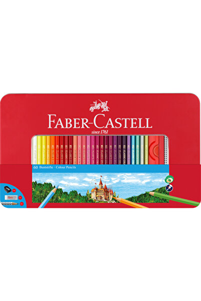 Faber Castell 60 CREIOANE COLORATE CUTIE METALICĂ FABER-CASTELL