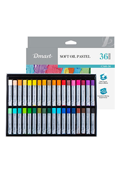 DMAST PROFESSIONAL OIL PASTELS 36 COLORS BY PEBEO