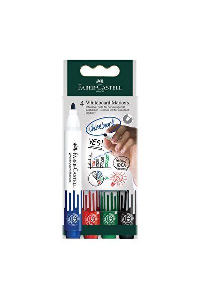 Faber Castell Set markere pentru tablă albă 4 W20 FABER-CASTELL