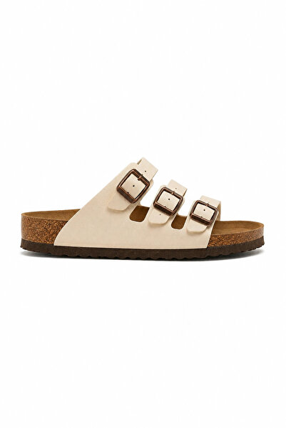 Sivarro Papuci cu 3 catarame, confortabili, casual, de vara - Bej