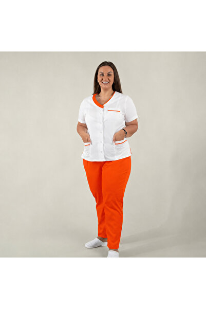 Masstex Bluza „Cristina”- PORTOCALIU – Uniformă medicală / profesională din t...