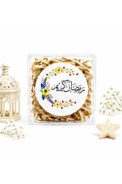 repro design Adeziv imprimat Ramadan Mubarak Autocolant rotund de 4 cm 24 buc...