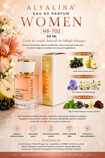 alyalina Eau De Parfum Women N8-702 50 ml