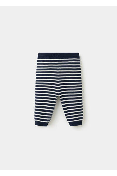 MANGO Baby Çizgili triko pantolon
