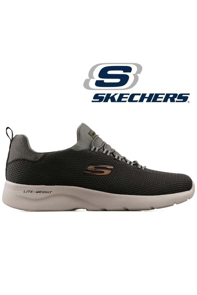 SKECHERS ديناميت 894114TK حذاء رياضي رجالي كاكي
