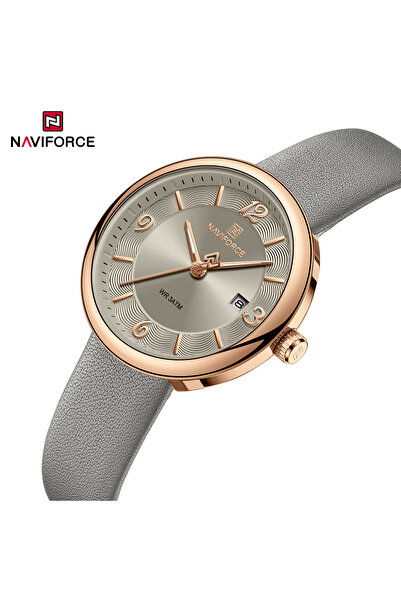 Naviforce ساعة نسائية فاخرة مقاومة للماء