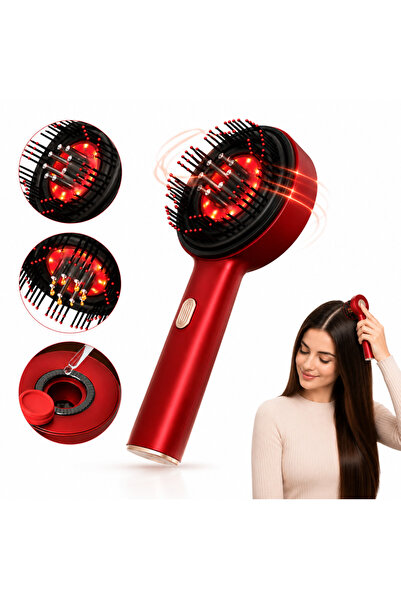 IBESPHERE Perie Electrica Scalp, Masaj Capilar 3 Trepte de Intensitate, Funcț...