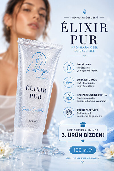 norayn Élixir Pur Kadınlar İçin Ferah Su Bazlı Kayganlaştırıcı Jel 100 ml