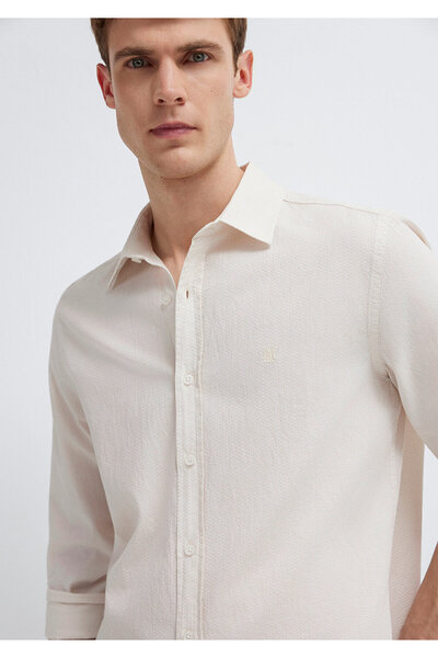 Mavi Beige Shirt Regular Fit / Normal Cut 0212012-70145