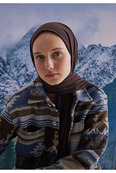 Freshscarfs Penye Şal Kakao