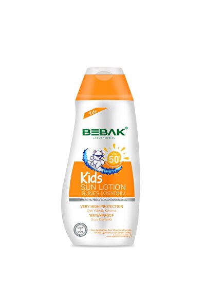 Bebak Spf 50+ High Protection Effective Against Uva/Uvb Rays Children's Sun L...
