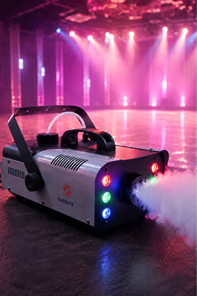 Quenlite Ql-1200RGB LED Işıklı Sis Makinası 1200 Watt Uzaktan Kumandalı