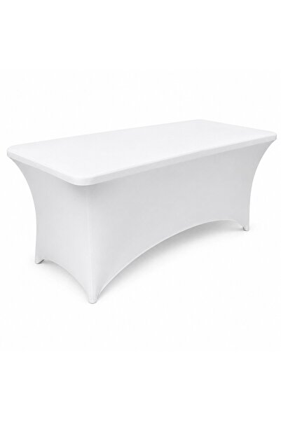 SERSIMO Elastic table cover for event tables, polyester and spandex, 240x76x7...