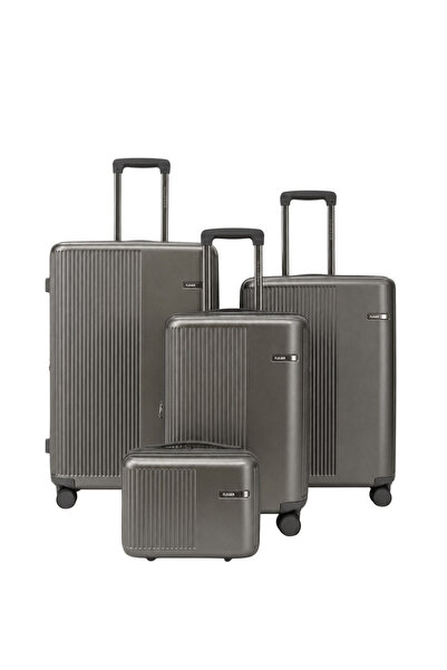 Flieger 4-Piece Luggage Set Model FL 25-01 Sizes 28/24/20/14 PC Material Dark...
