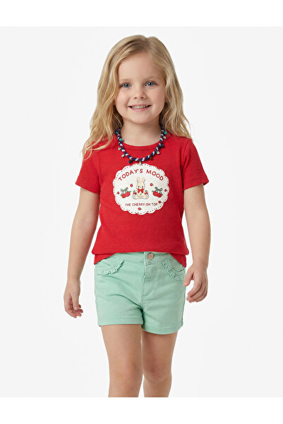 Koton Tricou imprimat cu mânecă scurtă cu decolteu