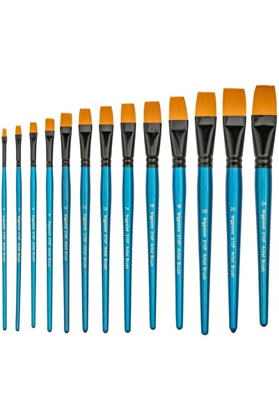 Bigpoint 210f Serisi Sentetik Kıl Düz Kesik Fırça No: 10 Tekli