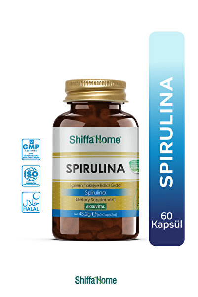 Shiffa Home Spirulina Moss 720mg 60 Capsule Axle Vital