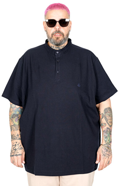ModeXL Ανδρικό μπλουζάκι Mode XL μεγάλου μεγέθους με κουμπιά και γιακά U24339...