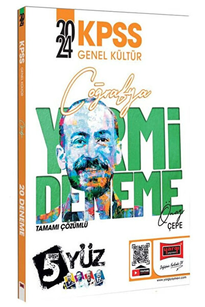 Yargı Yayınları Yargı 2024 Kpss Coğrafya 5yüz 20 Deneme Çözümlü - Önay Çepe