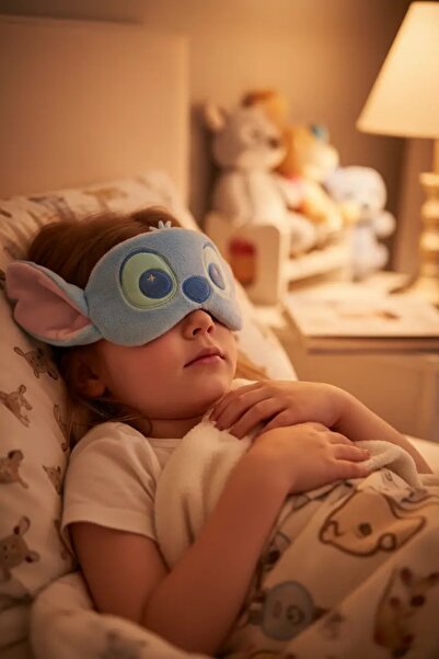 Miniso Lilo & Stitch Lisanslı Peluş Uyku Gözlüğü - Stitch