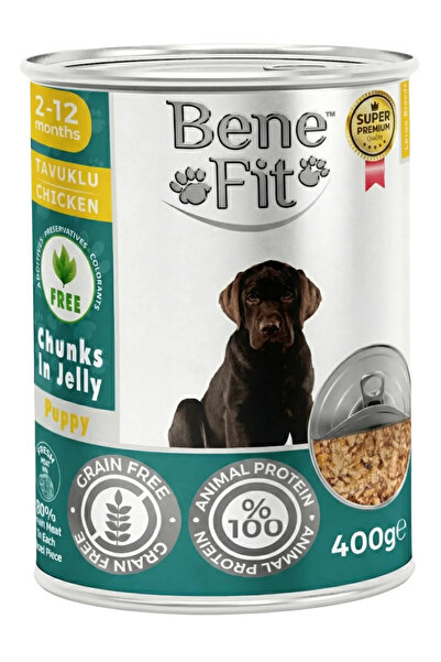 BENEFIT Hrana umeda caine junior, bucati pui in sos 400 g, super premium, cre...