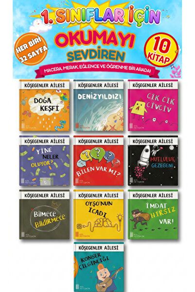 Ata Yayıncılık 1.sınıflar Için Kitap Okumayı Sevdiren Mini Kitaplar Serisi
