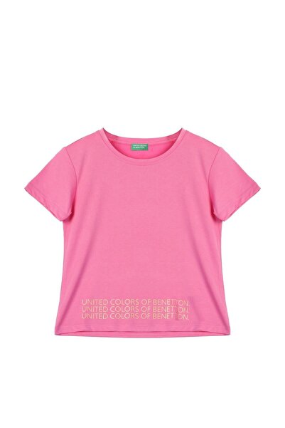 Benetton United Colors of Benetton Girl Pink T-shirt BNT-G21286