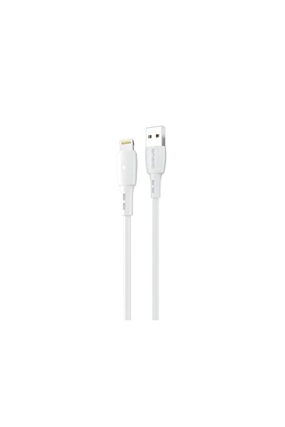 lemontti Cablu Wind USB-A la Lightning, 0,5m, Alb