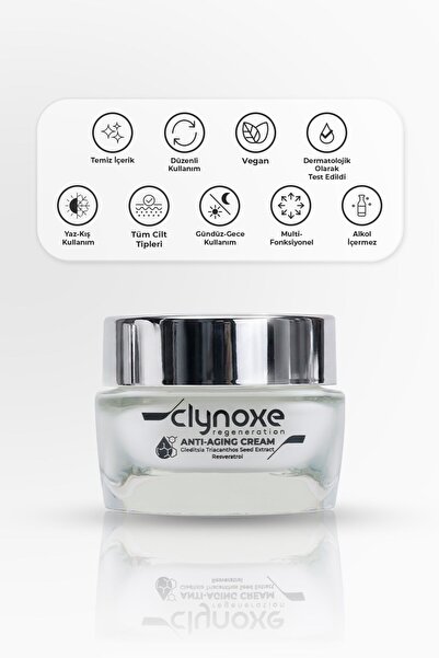 Glou Clynoxe Anti-Aging Cream ,Yoğun Yenileyici ,Yaşlanma Karşıtı Gece Bakım ...