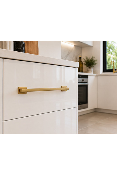 Haskan Side Kulp 160mm/192mm Mat Altın. Dolap, Çekmece ve Mobilya