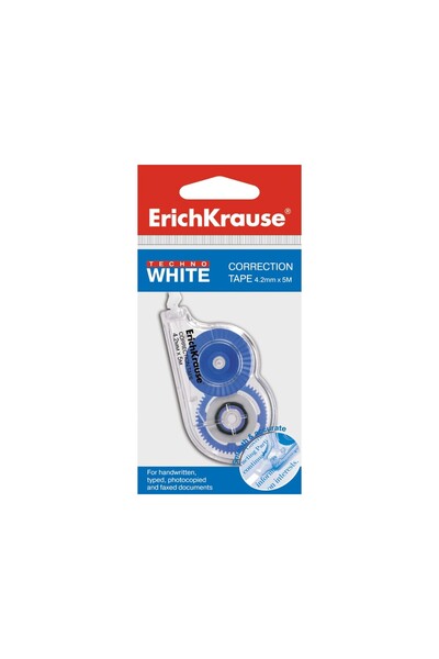 Erich Krause Dispenser bandă corectoare 4.2 mm x 5 m Techno White Mini EK