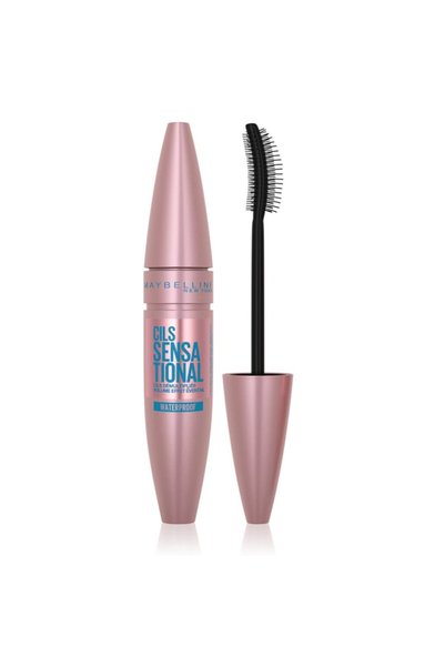 Maybelline New York Mascara rezistentă la apă cu efect de separare, Maybelline Lash Sensational, negru, 9,4 ml